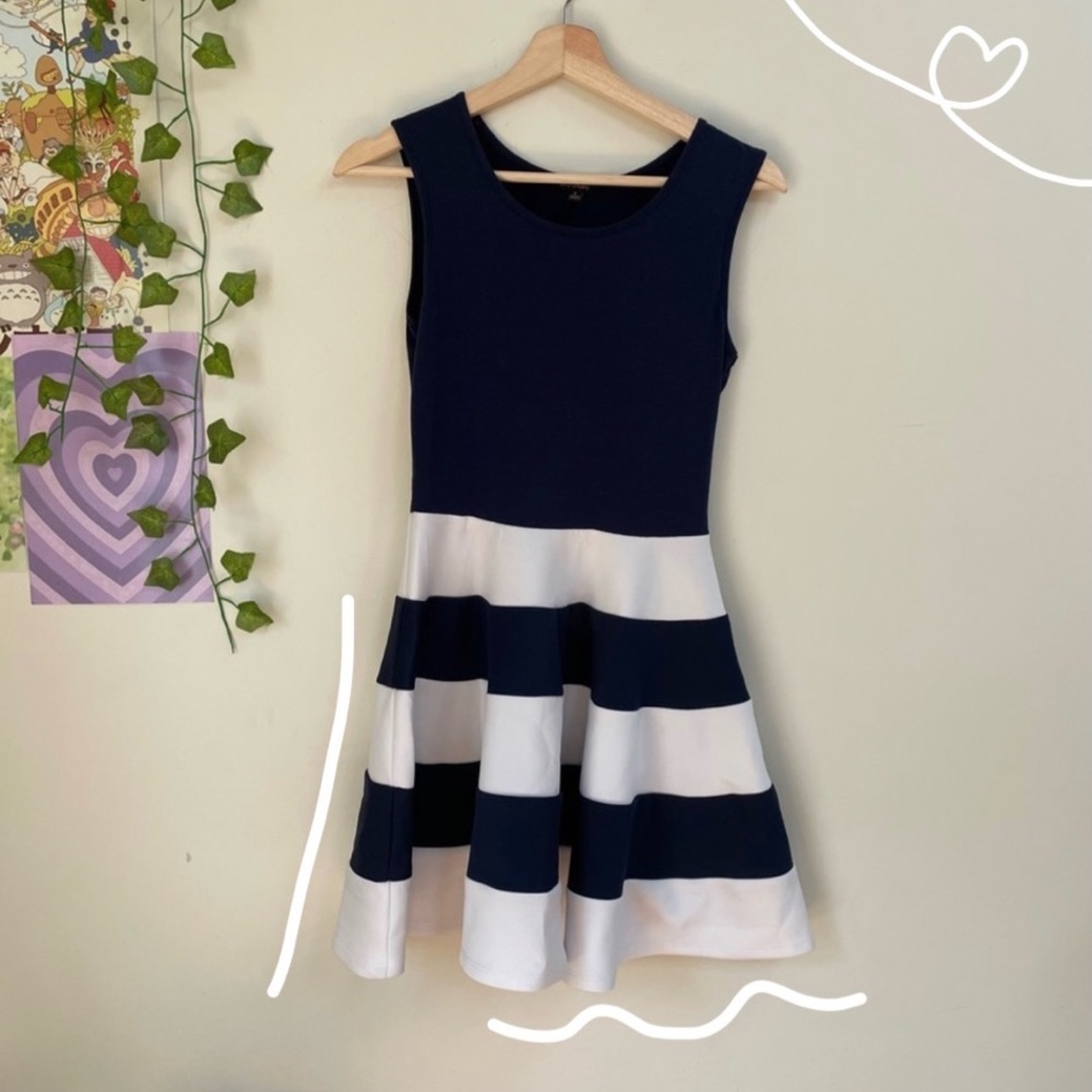 City Studio navy blue dress size small